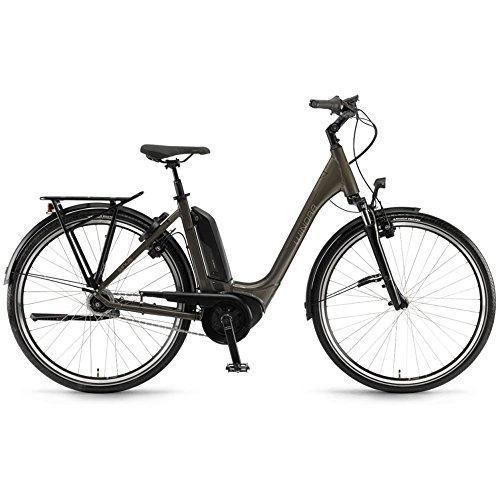 Vélos électriques : Winora Tria N8F monotube 500WH 28de 8g nexusfl Bapi (2018), mineralbraun, RH 50