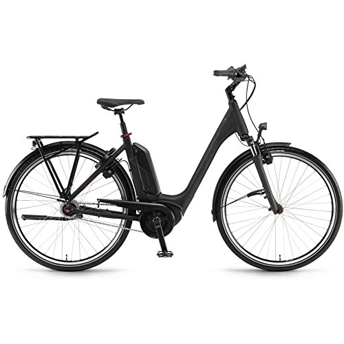 Vélos électriques : Winora Tria N8F monotube 500WH 28de 8g nexusfl Bapi (2018), noir mat, RH 50