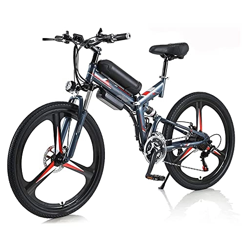 Vélos électriques : WPeng Vélo électrique Adulte Unisexe, Vélo Pliant 350W, Batterie Lithium-ION 36V 10A, Vélo électrique Montagne 26", Système Transmission 21 Vitesses, 3 Modes Conduite pour L'entraînement Vélo Plein Air