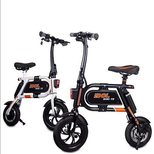 Vélos électriques : WuKai Voiture Lectrique, Scooter Au Lithium Adulte, Scooter Lectrique Portable, Mini VLo Lectrique