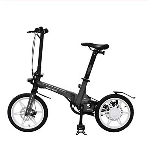 Vélos électriques : WXJWPZ Vélo électrique Pliant 16 Pouces en Alliage D'aluminium Vélo électrique Pliant Ultra-léger Et Facile à Transporter Le Vélo électrique, B