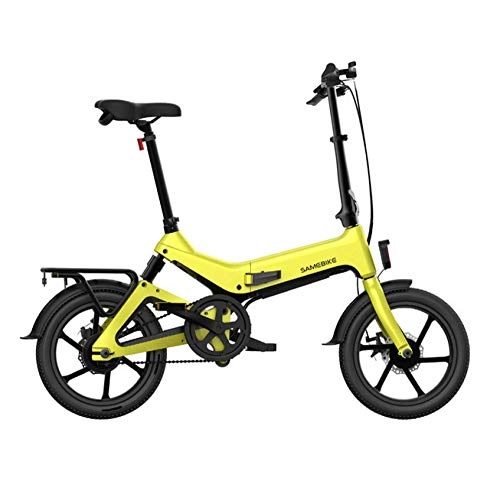 Vélos électriques : WXJWPZ Vélo électrique Pliant 36 V 250 W 7 5 Ah 16 Pouces Vélo électrique Cyclomoteur Vélo 25 Km / H Vitesse Maximale 65 Km Gamme, B