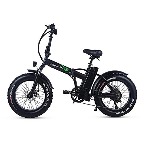 Vélos électriques : WXJWPZ Vélo électrique Pliant 500 W Vélo électrique Pliant Booster Vélo Vélo électrique Cycle Pliable en Aluminium 50 Km / H