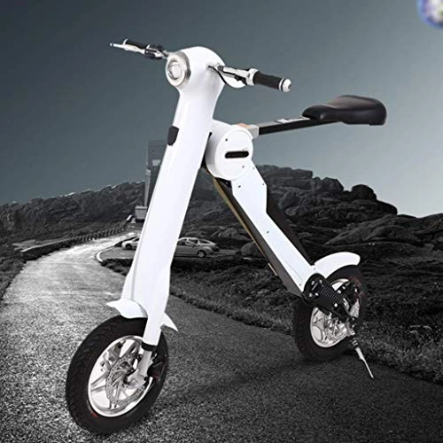 Vélos électriques : Xinxie Scooter électrique Pliable Intelligent avec Jante de vélo pour Adultes vélos Scooter Intelligent Deux Roues égalisation Mini-Voiture électrique Pliant Urbain électrique Pliant Auto