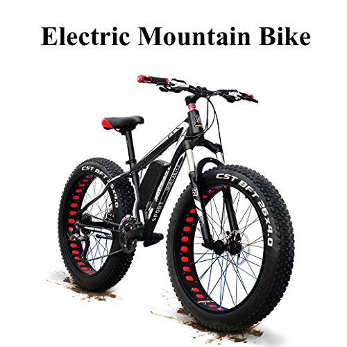 Vélos électriques : XTD Mise à Niveau 48V 1500W électrique Vélo De Montagne, 26 Pouces Fat Tire E-Bike (50-60km / H) Cruiser Hommes Sport Vélo VTT Suspension Avant Adulte Dirtbike, 27 Vitesse A