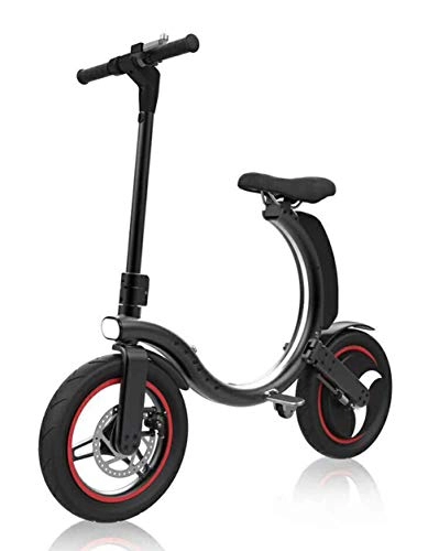 Vélos électriques : Y&XF Vélos électriques pour Adultes Affichage à LED de Scooter Pliant Portable: Vitesse jusqu'à 38 km / h, Puissance de Moteur Amovible au Lithium de 350 W pour Lecteur de Lithium et Charge de 150 kg