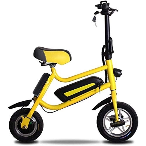 Vélos électriques : YAMMY Vélo électrique Pliant, Voyage Pratique et Rapide pour Adulte à Deux Roues Mini Voiture électrique à pédale Aventure en Plein air, Vitesse maximale 20 km / h (vélos d'exercice)