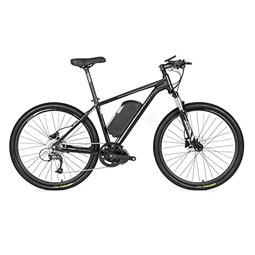 Vélos électriques : YIZHIYA Vélo Électrique, Vélo de Montagne électrique de 27, 5 Pouces pour Adultes, Vitesse maximale 25 km / h, 3 Modes de Travail, Vélo de Plein air Déplacements Voyage E-Bike, Black Gray, 48V 10A 350W