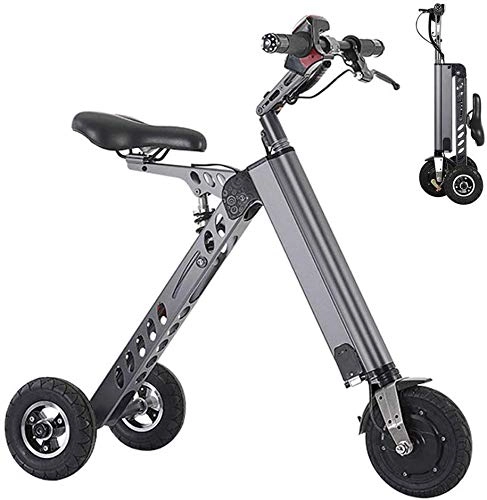 Vélos électriques : YLIK Mini Pliable Scooter électrique, Tricycle Portable, pour Se Rendre au Centre-Ville Voyage