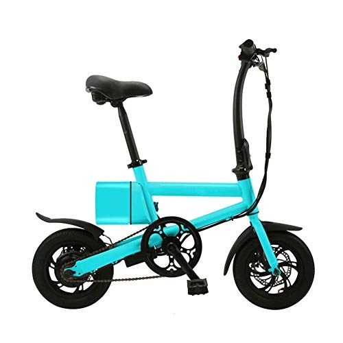 Vélos électriques : YLJYJ Vélo électrique Pliant, Cadre en Alliage d'aluminium de Scooter Ultra léger pour Voiture électrique à Deux Roues pour Adultes, avec Vitesse maximale de 12 Pouces (vélos d'exercice)