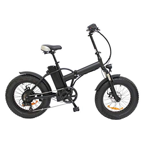 Vélos électriques : YUN&BO Vélo électrique, 36V 500W Mini Pliant Fat Tire E-Bike avec Double Frein à Disque, 20 Pouces vélo électrique VTT pour Les Sports de Plein air Cyclisme