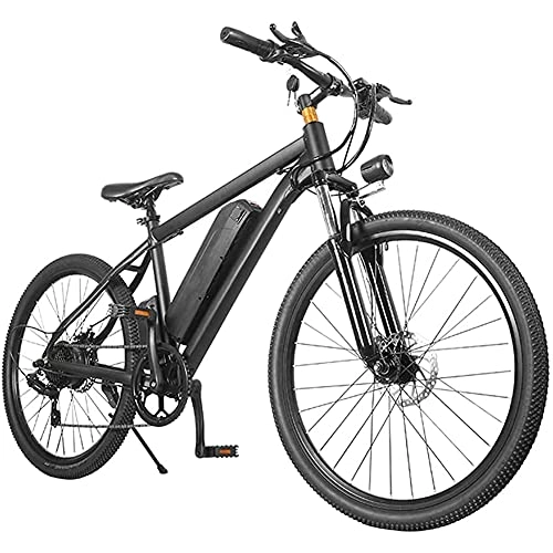 Vélos électriques : YYGG Vélo Électrique pour Vélo de Montagne Électrique, 350W, 10AH, 36V, 26", Vélo de Ville Léger, Vélo de Ville, Vélo Mixte Adulte(Noir)