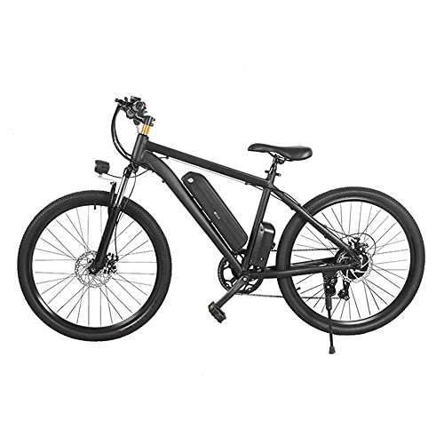 Vélos électriques : YYGG Vélos Électriques pour Adultes, EBikes Vélos Tout Terrain, 26" 36V 350W 10Ah Amovible au Lithium-ION pour Hommes Montagne Ebike(Noir)