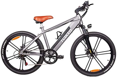 Vélos électriques : YZPFSD Tric Mountain Bike, 26 Pouces Pliant E-Bike avec des Super-lgers en Alliage de magnsium 6 Spokes intgr Roue LCD Display (Pliant)