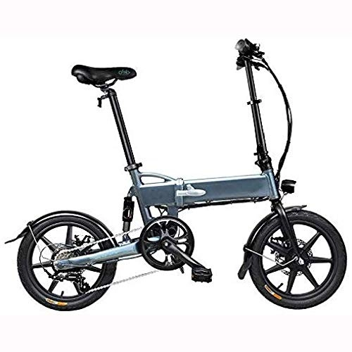 Vélos électriques : ZDW Vélo électrique vélo pliant électrique, vélo électrique pliant, 250W 7.8Ah vélo électrique pliant vélo électrique pliable, vélo électrique pliant vélo en alliage d'aluminium 16 pouces portable 25