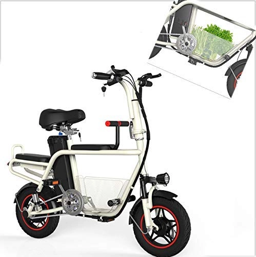 Vélos électriques : ZGYQGOO Vlo lectrique avec Bicyclette lectrique Pliante, 38 km, Cadre Pliant, rglage de la Vitesse APP, Bicyclette lectrique pour Moteur arrire 48V 580W