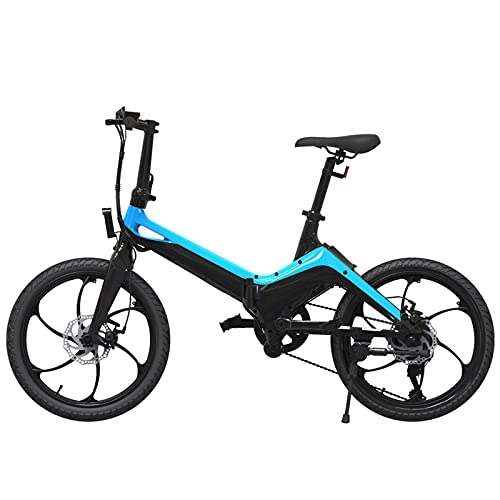 Vélos électriques : ZGZFEIYU Vélo Électrique pour, Vélo Électrique À Assistance Électrique pour Adultes À Vitesse Variable - Convient Aux Hommes / Femmes Adultes De Vélos De Ville-Blue Black