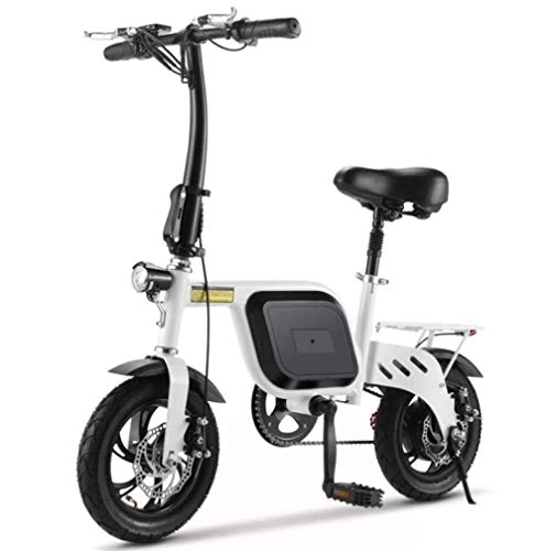 Vélos électriques : ZXL Scooter Électrique, Avec Éclairage Led À Double Absorption Des Chocs, Vélo Électrique Pliable Léger, Distance Maximale de Course de 30 Km 48V Pour Adulte