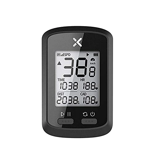 Fahrradcomputer : YIQIFEI Fahrrad-Tachometer, Kilometerzähler, GPS, Reitcomputer, Bluetooth, ANT Geschwindigkeit, Kilometerzähler für Fahrrad M (Stoppuhr)