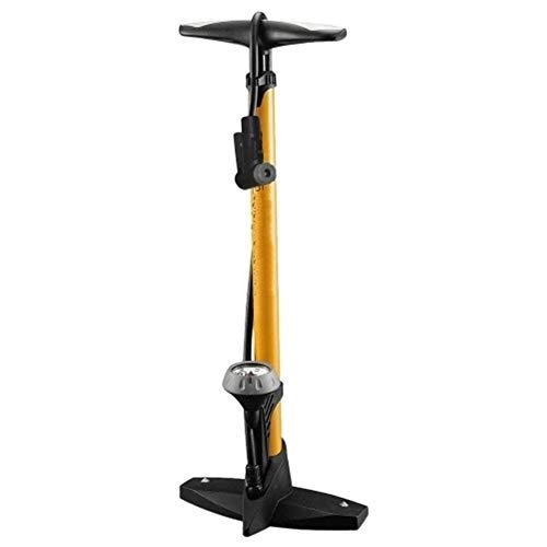 Fahrradpumpen : Jtoony Fahrradpumpe 160PSI Aluminiumlegierung Hochdruck Fahrrad Standpumpe Pumpe Höhe 60cm (Color : Yellow, Size : One Size)