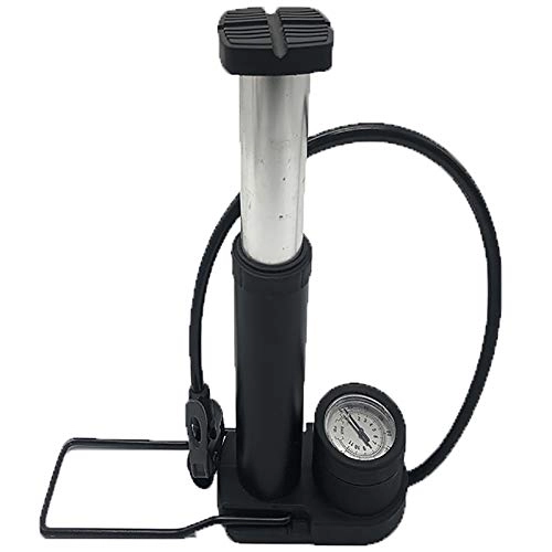 Fahrradpumpen : MICEROSHE Langlebige Fahrradpumpe Fuß Hochdruckpumpe Mini Tragbare Elektrische Auto Fahrrad Motorrad Pedal Air Pumpe Praktisch (Farbe : Black, Size : 17x13x5cm)