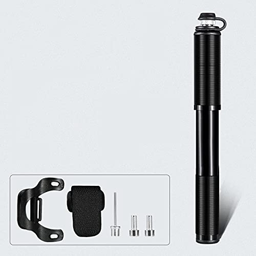 Fahrradpumpen : Mini-Fahrradpumpe, 160 PSI Hochdruck-Handpumpe mit Presta- und Schrader-Ventil, genaues schnelles Aufpumpen, kompakte und tragbare Fahrradreifenpumpe-Black
