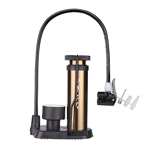 Fahrradpumpen : Qiutianchen Fahrrad Foor PumpHigh Druckluftpumpe 160 Psi MTB Fahrrad-Luft Inflator tragbare Pumpe mit Manometer Ultraleichte Bike PumpPortable Und Compact