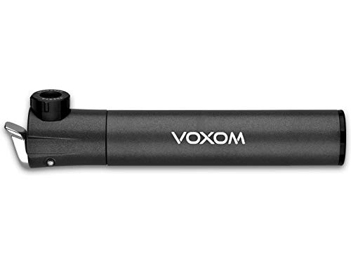 Fahrradpumpen : Voxom CNC-Minipumpe Pu6 schwarz, 5, 5 Bar Luftpumpe, One Size