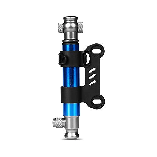 Fahrradpumpen : WH-IOE Tragbarer Fahrradpumpe Mini Bike Pumpe enthält Mount Kit Fahrradluftpumpe for Berg- und Bikes 80 PSI Hochdruckkapazität Blau Mini Luftpumpe (Color : Blue, Size : 15.5×2.2cm)