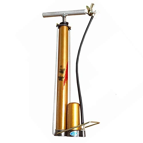 Fahrradpumpen : xiaokeai Klassische Fahrradluftpumpe, Mountainbike-Kugel-Typ Elektro-Fahrrad-Motorrad-Startseite Pump / Multifunktions-Luftdüse (Color : Gold)