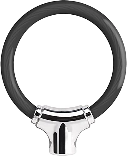 Fahrradschlösser : BREWIX Fahrradkabelschloss Circle Lock Outdoor Cycling Anti-Shear Lock Safe Anti-Diebstahl Moto Fahrrad Stahldraht Ketten Lock Ring Lock, Grau Schloss