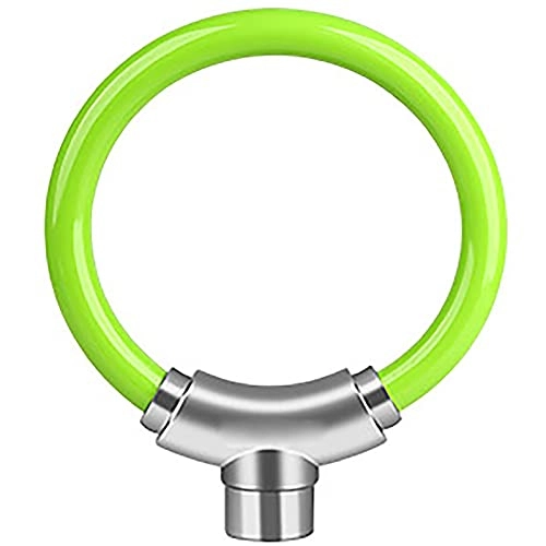 Fahrradschlösser : KCCCC Fahrradschlösser Universal-Fahrrad-Sperre tragbare Mountainbike-Ring-Lock-Fahrradreiten-Zubehör für Rennräder, Motorrad (Color : Green, Größe : 47cm)