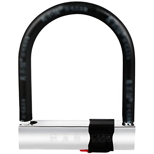 Fahrradschlösser : NEHARO Fahrradschlösser Haltbarer elektrischer Fahrradschloss-C-Level-Schließzylinder voller Festkörper-Bier-Fahrradschloss für MTB (Color : Black, Größe : 20x16cm)