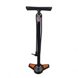 GAGP Bombas de bicicleta GAGP Inflador con barómetro portátil de la Bicicleta del Montar Bombas de los hogares Vertical en el Suelo (Color : Black, Size : 640mm)