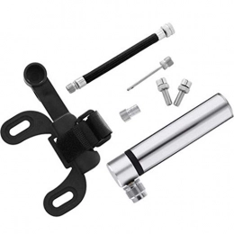 Wghz Accesorio Wghz Bomba de Aire para Bicicleta Mini inflador de Aire para Bicicleta portátil Aleación de Aluminio 120PSI Presión para Bomba de Bicicleta de montaña MTB (Color: Blanco)