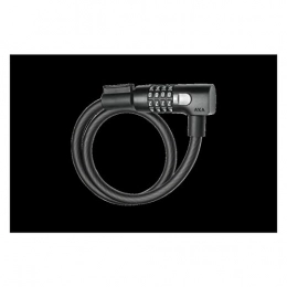 AXA Cerraduras de bicicleta AXA Resolute 60 / 12 - Candado de Cable (65 cm, 12 mm de diámetro), Color Negro
