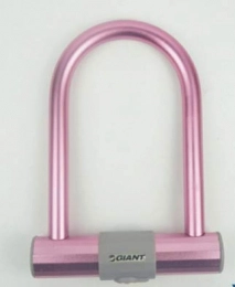HNMS Cerraduras de bicicleta HNMS U-Lock Mountain Road Bicycle Locks Anti-Theft Lock Anti-Theft Ultra-Light U-Lock (Pink)