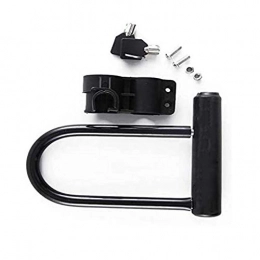 PIANAI Accesorio PIANAI Candado En Forma De U para Bicicleta, Resistente De Alta Seguridad Seguridad Cerradura De Acero para Bicicletas Moto Bici Patinete 2Llaves Soporte De Montaje Resistente A La Intemperie