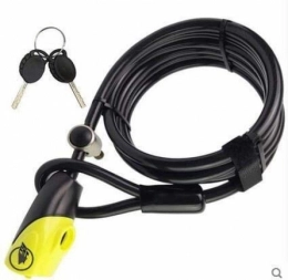 Desconocido Accesorio SSGFZ - Inmovilizador de bloqueo para bicicleta (2 m), amarillo