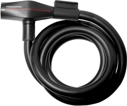 Trelock Cerraduras de bicicleta Trelock Candado de Cable en Espiral 2231263300, Unisex-Adulto, Negro, 180 cm