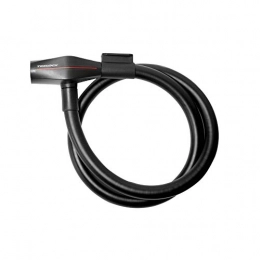 Trelock Cerraduras de bicicleta Trelock Unisex - Adulto Cable antirrobo 2231260904 Cable antirrobo Negro 85 cm