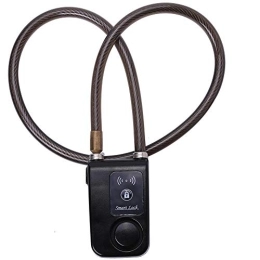 VGEBY1 Cerraduras de bicicleta VGEBY1 Control Inteligente de la APLICACIÓN del teléfono de la Alarma antirrobo de la Cerradura de la Rueda de la Cerradura de la Rueda de la Bici de Bluetooth(Negro)