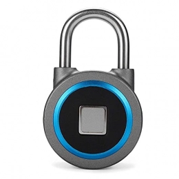 XIEZI Cerraduras de bicicleta XIEZI Bicicleta Bassword Lock Impermeable Keyless Lock Aplicación Administrar Smart Bluetooth Candado Huella Digital Desbloqueo De Puerta (Color: Juego A)