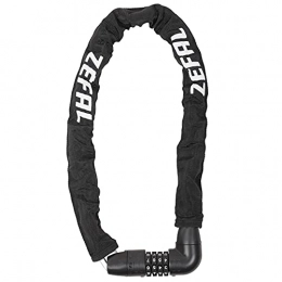 Zefal Cerraduras de bicicleta Zéfal 491803 Cable antirrobo para Adulto, Color Negro