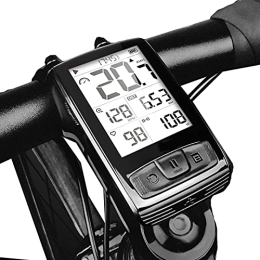 WSXKA Ordenadores de ciclismo Computadora de bicicleta inalámbrica, velocímetro y odómetro de bicicleta con sensor de cadencia / velocidad, computadora de ciclismo impermeable IPX5 con LCD de retroiluminación de 2.5 pulgadas, AN