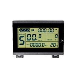 Doengdfo Ordenadores de ciclismo Doengdfo Pantalla para bicicleta eléctrica, color negro, pantalla de bicicleta eléctrica, materiales mixtos, piezas de pantalla de bicicleta eléctrica KT-LCD3U, instrumento LCD con conector