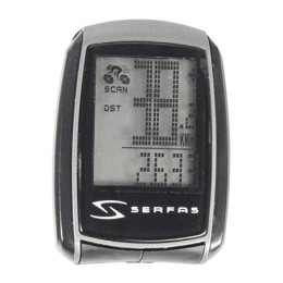 Serfas Ordenadores de ciclismo Serfas si-20 Nivel 2 Wired Ciclismo Ordenador - SI-20, Talla única, Negro