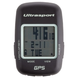 Ultrasport Ordenadores de ciclismo Ultrasport GPS Fahrradcomputer Navbike 400 mit 2.4 GHz Brustgurt INKL USB Datenladekabel Navegador de Ciclismo Banda Pectoral, Unisex, Negro