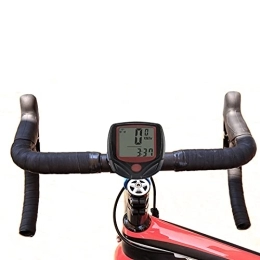 WSXKA Ordenadores de ciclismo Velocímetro para bicicleta, velocímetro para bicicleta cableado con pantalla LCD multifunción con retroiluminación de 1, 4 pulgadas, cuentakilómetros impermeable para bicicleta, seguimiento de veloci