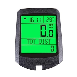 BECCYYLY Ordinateurs de vélo BECCYYLY Compteur de Vitesse de vélo pour vélo Ordinateur de vélo Multifonction odomètre Affichage LCD Compteur de Vitesse sans Fil numérique Compteur de Vitesse de Cyclisme